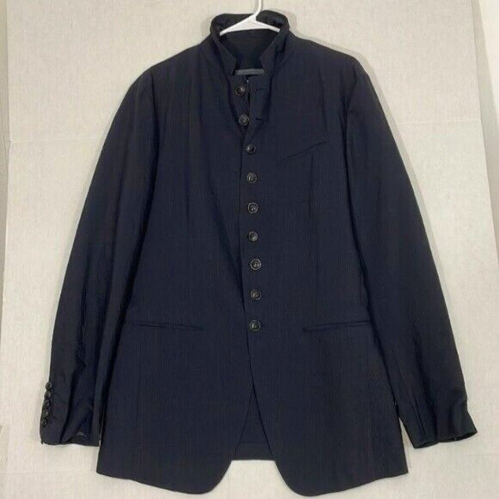 John Varvatos NWOT Wool Jacket with Pockets, Lightweight Crinkle, 52 EU, 42 US